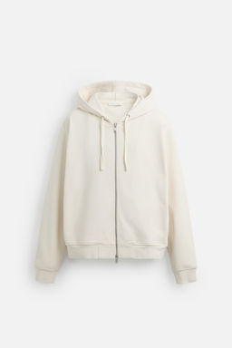 BASIC HOODIE WITH ZIP - Zara фото 7