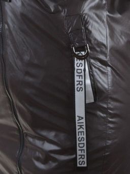 19158 BLACK Куртка удлиненная женская Aikesdfrs - Fashion фото 5