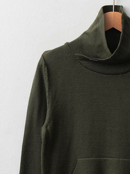 Ke?i? Yaka Basic Uzun Kollu Erkek ?ocuk ?nce Triko Kazak - Waikiki фото 3