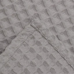 Полотенце вафельное банное Этель Boho 67*140 см, цв. светло-серый, 100% хл, 290 гр/м2  фото 5