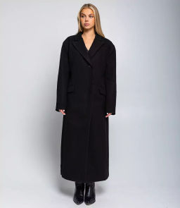 Пальто #ОБШ2850, чёрный