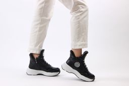 Ботинки EDART 350.2021 w.black/шерсть