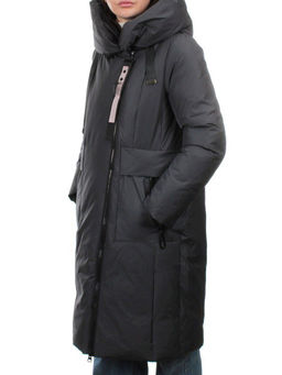 002 DK. GRAY Пальто зимнее женское (холлофайбер 200 гр.) - Fashion фото 5