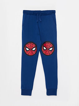 Beli Lastikli Spiderman Bask?l? Erkek ?ocuk Jogger E?ofman Alt?