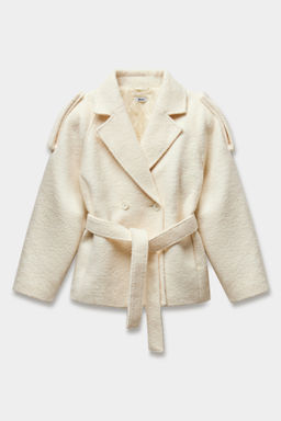 Пальто кучерявое с рукавом реглан - Mollis фото 6