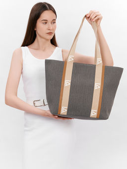 LACCOMA сумка HF24812-3-темно-серый рафия целлюлозная