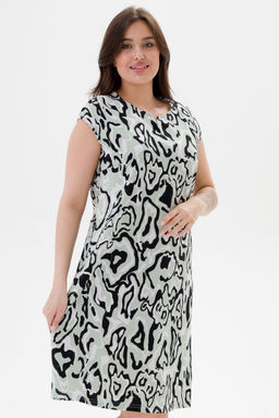 Платье женское из кулирки Стильное палитра мята макси - Амадэль фото 7