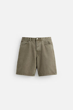 STRAIGHT-LEG DENIM BERMUDA SHORTS - Zara фото 38