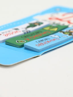 Цена за 3 шт. Набор "Настоящему герою", мини ручка и стикеры-закладки 20 л