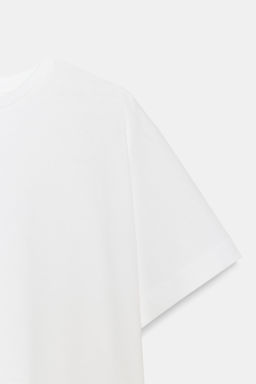 CAMISETA ASIM?TRICA MANGA CORTA / Blanco - Zara фото 10