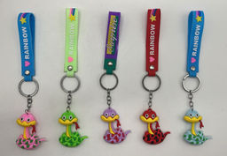 Брелок резиновый Змея в ассортименте