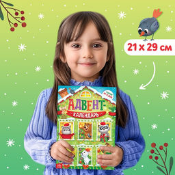 Цена за 3 шт. Адвент - календарь «Задания на 31 день», 20 стр., А4