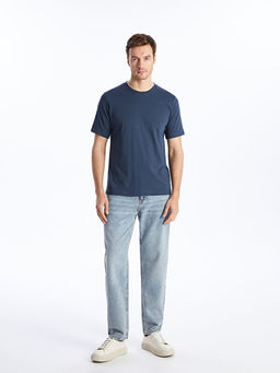 Bisiklet Yaka Penye Erkek Ti??rt