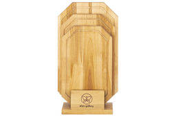 Комплект 3 досок 38*22*1,8 см, 34*20*1,8 см, 30*18*1,8 см Гайка на дер. подстав. - Elan gallery фото 16