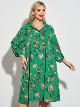 Платье 0060-28п зелёный - Dora фото 7