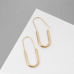 Серьги металл Богема булавки, цвет золото - Qf фото 2