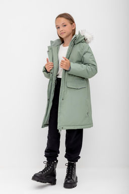 ВК 38107/2 ГР пальто для дев