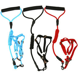 Поводок для собаки 125х0,5см со шлейкой, полиэстер Классический цвета микс (Китай) - Pet toys фото 3