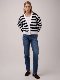 CONTE CON-683 Джинсы straight с эффектами потертости из eco-friendly денима blue - Conte elegant фото 4