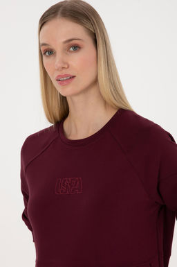 Kad_n Bordo Sweatshirt - U.s. polo assn фото 2