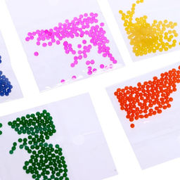 Набор для сортировки Сортер-стаканчики: гидрогель, с пинцетом, по методике Монтессори - Iq-zabiaka фото 5