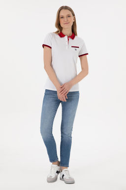 Kad_n Beyaz Ti__rt Sepette S_rpriz _ndirim - U.s. polo assn фото 4