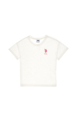 K_z _ocuk Beyaz Ti__rt Sepette S_rpriz _ndirim - U.s. polo assn фото 2