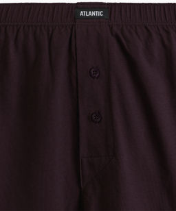 ATLANTIC 2MBX-054 Трусы боксеры Solid - набор 2 шт. баклажан + хаки  фото 4