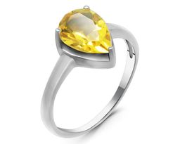 Кольцо из серебра цитрин, Маркел