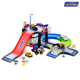 Парковка Город, 1 машинка, дорожные знаки