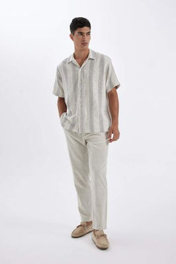 Хлопковые брюки узкого кроя Jogger - Defacto фото 3