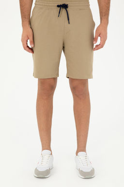 Мужские трикотажные шорты цвета хаки - U.s. polo assn фото 2
