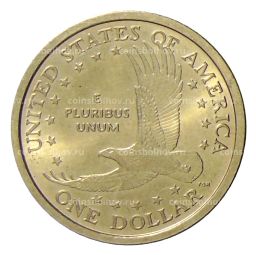 1 доллар 2000 года P США Сакагавея  Парящий Орел