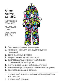 PlayToday / Комбинезон зимний для девочки  фото 5