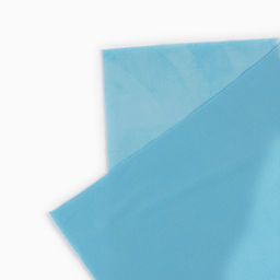 Ткань для рукоделия, плюш, голубой, лоскут 50 × 50 см