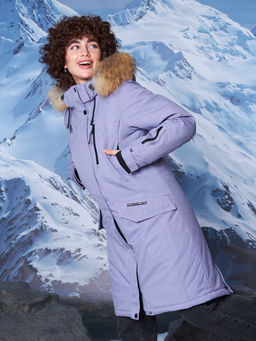 Женская зимняя мембранная парка Azimuth Глория 124/24006_7 Сладкий Лавандовый  фото 35