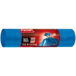 Мешки для мусора 160 л 10 шт. в рул. "BIG & STRONG" арт. 402001, 402280, 402281 Paclan