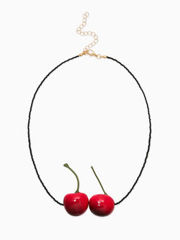 Кулон "Вишня" пара, цвет красный