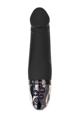 Вибратор Mystim Real Deal Neal с электростимуляцией, силикон, черный, 16,5 см фото 2