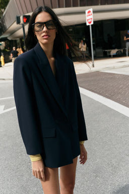 BLAZER CRUZADA OVERSIZE / Marino - Zara фото 4