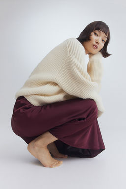 MAMA Falda slip de saten