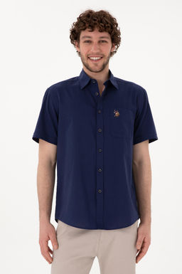 Erkek Lacivert K_sa Kollu G_mlek Sepette S_rpriz _ndirim