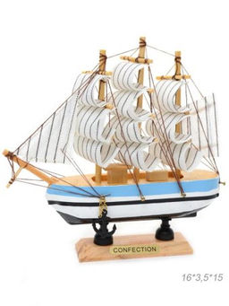 Макет парусного корабля 16х3,5х15 см / 1651P /уп 96/