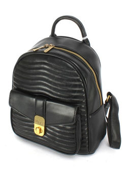 Рюкзак жен искусственная кожа DJ-6908-3-BLACK, 1отд, 2внут+2внеш/ карм, черный SALE 252237