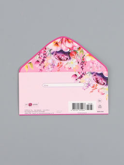 Цена за 10 шт. Конверт для денег Цветы, сочный, 16,5 х 8 см