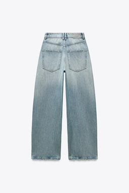 TRF MID-WAIST BAGGY JEANS - Zara фото 9