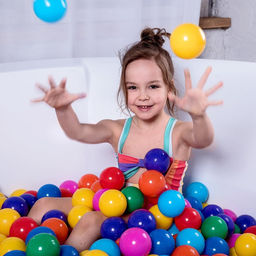 Шарики для сухого бассейна с рисунком, диаметр шара 7.5 см, набор 8 штук, цвет разноцветный