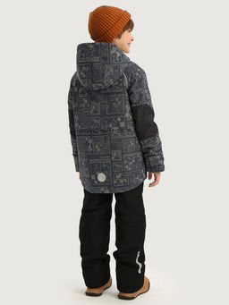 Костюм 7м2126 графит/черный