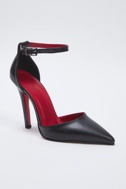 Trendyol Shoes Siyah Bilek Bantl? Sivri Burun Kad?n Stiletto Ince Topuklu Ayakkab? TAKSS25TO00089 - Trendyolmilla фото 5