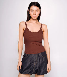Топ #КТ6607 (4), шоколадный